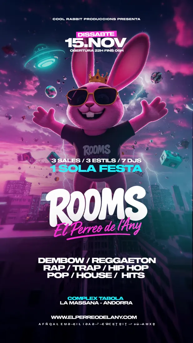 ROOMS · El Perreo del Año · La Massana · Andorra